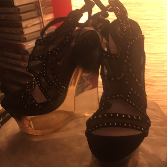 Versace runway platform heels - Picture 2 of 3